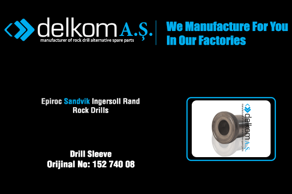 Şank Yatağı Arka Rock Drill Spare Parts