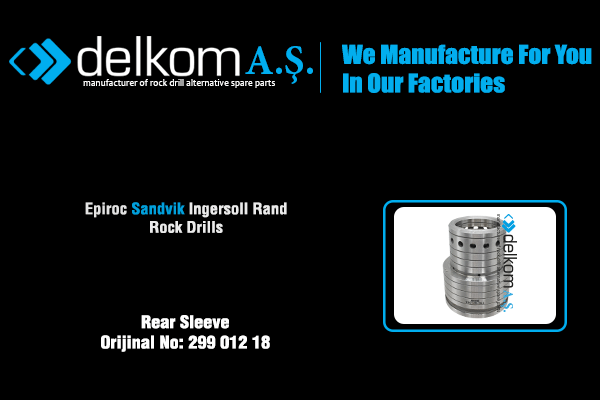 Piston Yatağı Arka Rock Drill Spare Parts