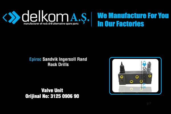 Valf Ünitesi Rock Drill Spare Parts
