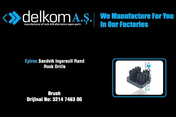 Rod Yağlama Fırçası Rock Drill Spare Parts