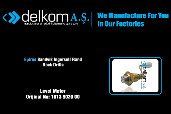 Kompresör Yağ Göstergesi Rock Drill Spare Parts