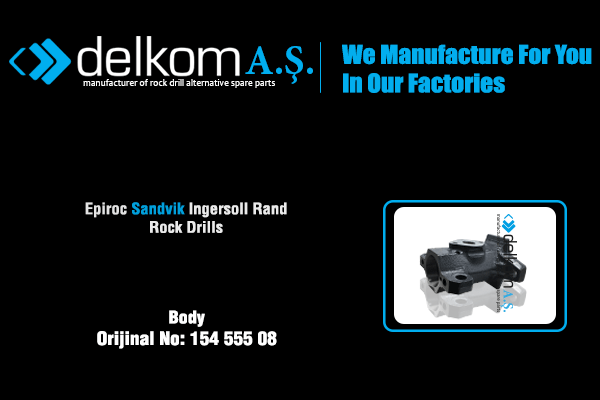 Ön Başlık Gövdesi Rock Drill Spare Parts