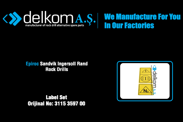 Akümülatör İkaz Etiketi Komple