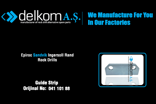 Kızak Pleyti Üst Rock Drill Spare Parts