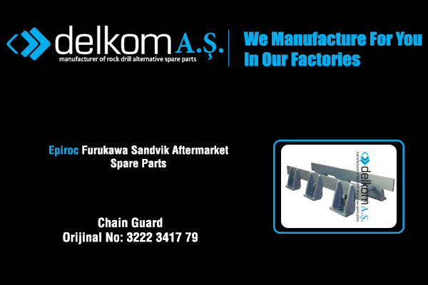 Palet Makara Muhafazası Rock Drill Spare Parts