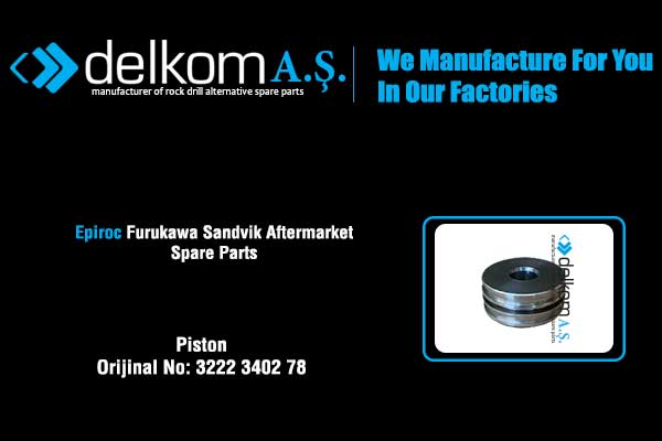 Çene Grubu Kol Lifti Pistonu Rock Drill Spare Parts