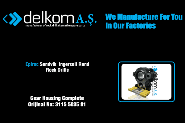 Gear Housing Complete Rock Drill Spare Parts