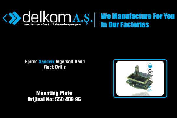 Mounting Plate Rock Drill Spare Parts