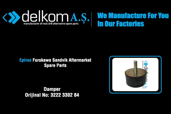 Damper Rock Drill Spare Parts